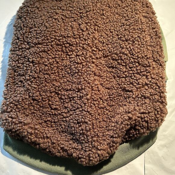 BARK Home Varsity Dog Jacket Size Medium - Green/Brown New In Package - Picture 5 of 5